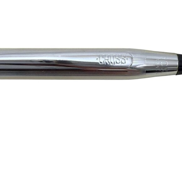 CROSS Classic Century Ballpoint Pen Chrome Lustre 3502 Green Boxed Silvertone - Picture 6 of 12